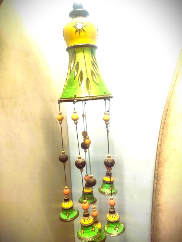 Terracotta Decorative Hanging Bell showpiece