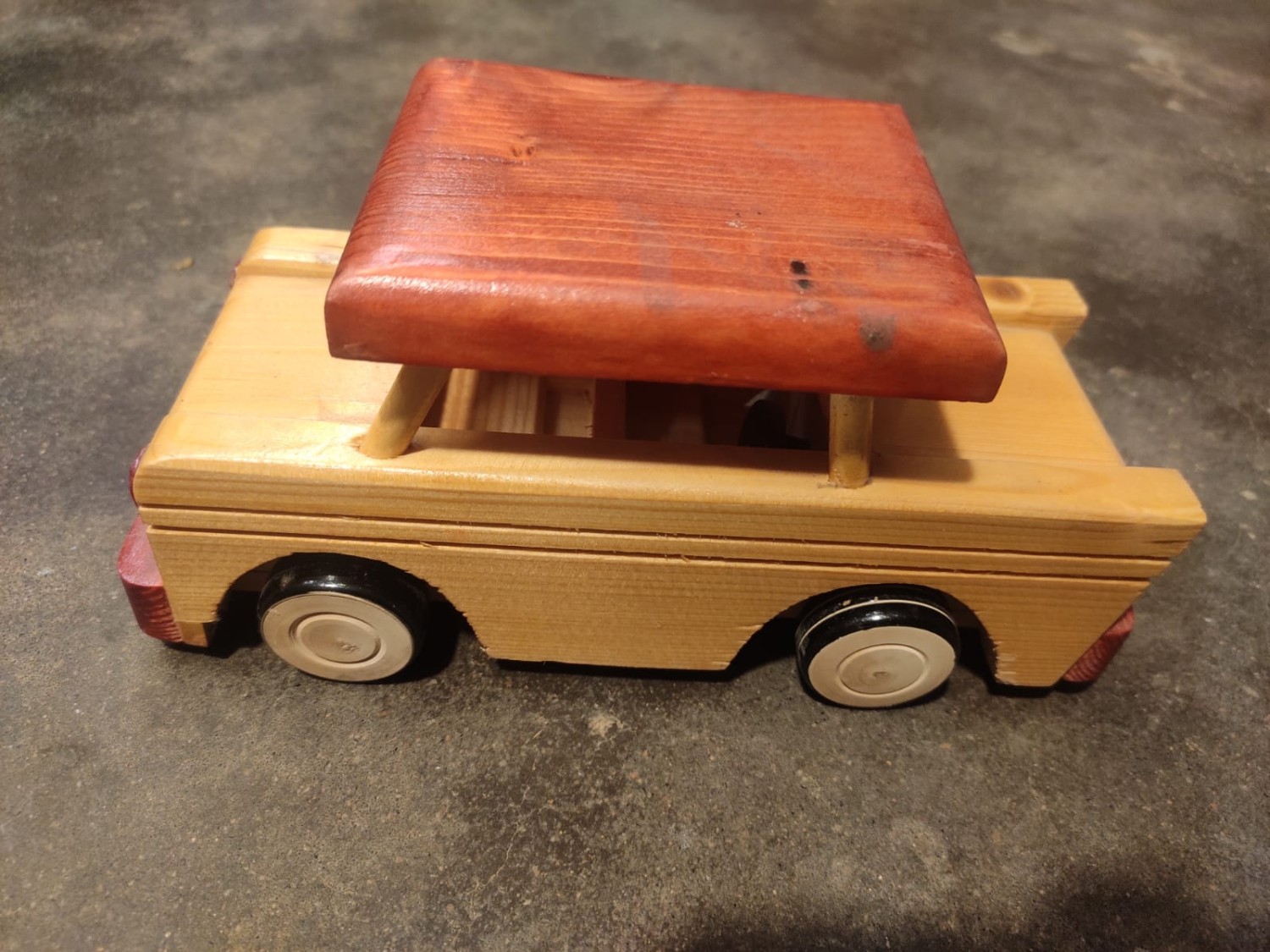 Wooden Vintage Car